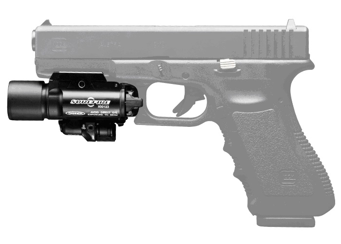 Surefire, X400, Red, LASER, Hand Gun, Longgun, 170 Lumen Surefire, X400, Red, LASER, Hand Gun, Longgun, 170 Lumen