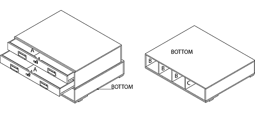 Two-Drawer Surveyor unit for compact SUVs